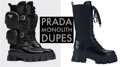 best prada dupes|prada combat boots dupe.